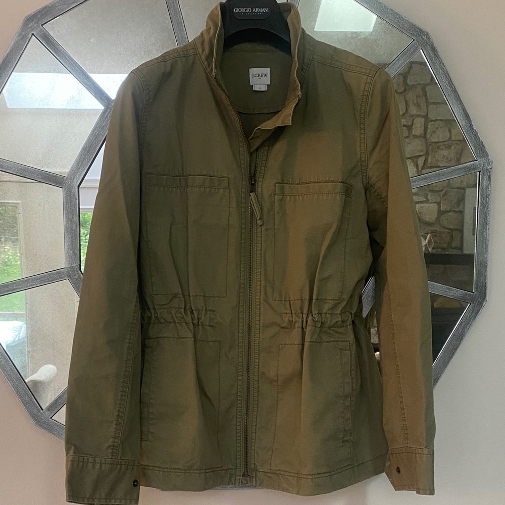 J. Crew Olive Utility Jacket